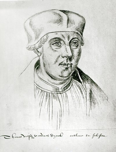 Ritratto di Thomas Wolsey, cardinale di York, dal Recueil d